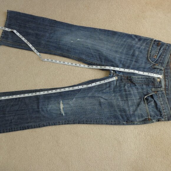 Banana Republic Men's Boot Fit Denim‎ Dark Wash Jeans Size W31 L32 - Picture 8 of 10